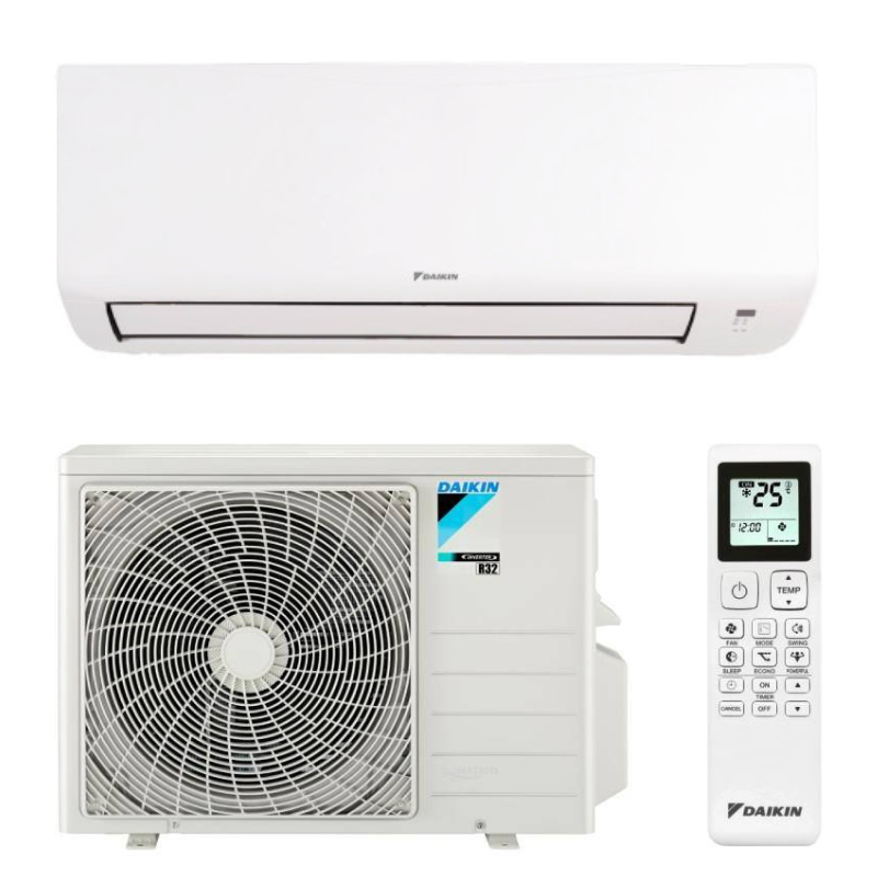 Aparat de aer conditionat Daikin Sensira Bluevolution FTXC35E-RXC35E Inverter 12000 BTU, Wi-fi, filtru dezodorizare, repornire automata, 5 trepte de viteza, comutare automata racire-incalzire